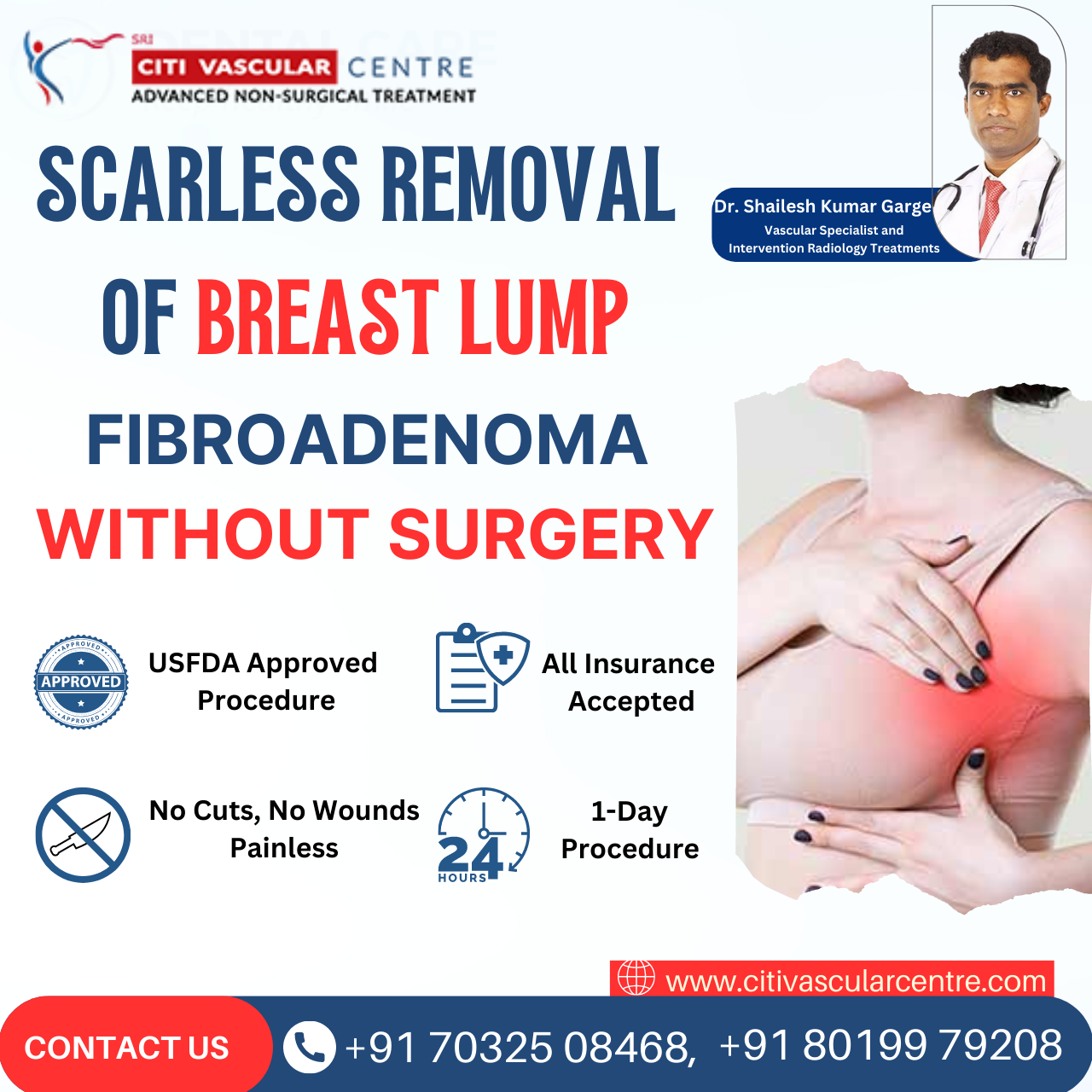best hospital for breast fibroadenoma treatment 