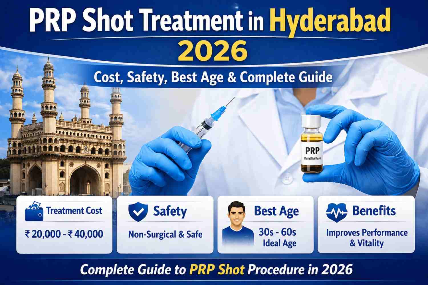 PRP-Shot in Hyderabad, its cost, risk, age and complete guide 