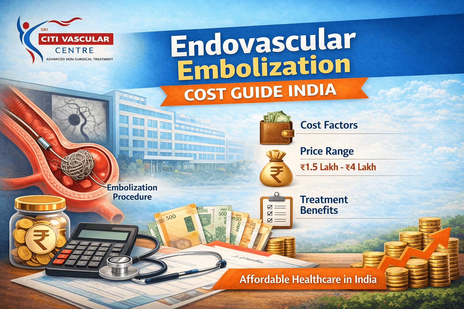 Endovascular Embolization Treatment Cost Guide India 2026Endovascular embolization treatment cost comparison and pricing chart India