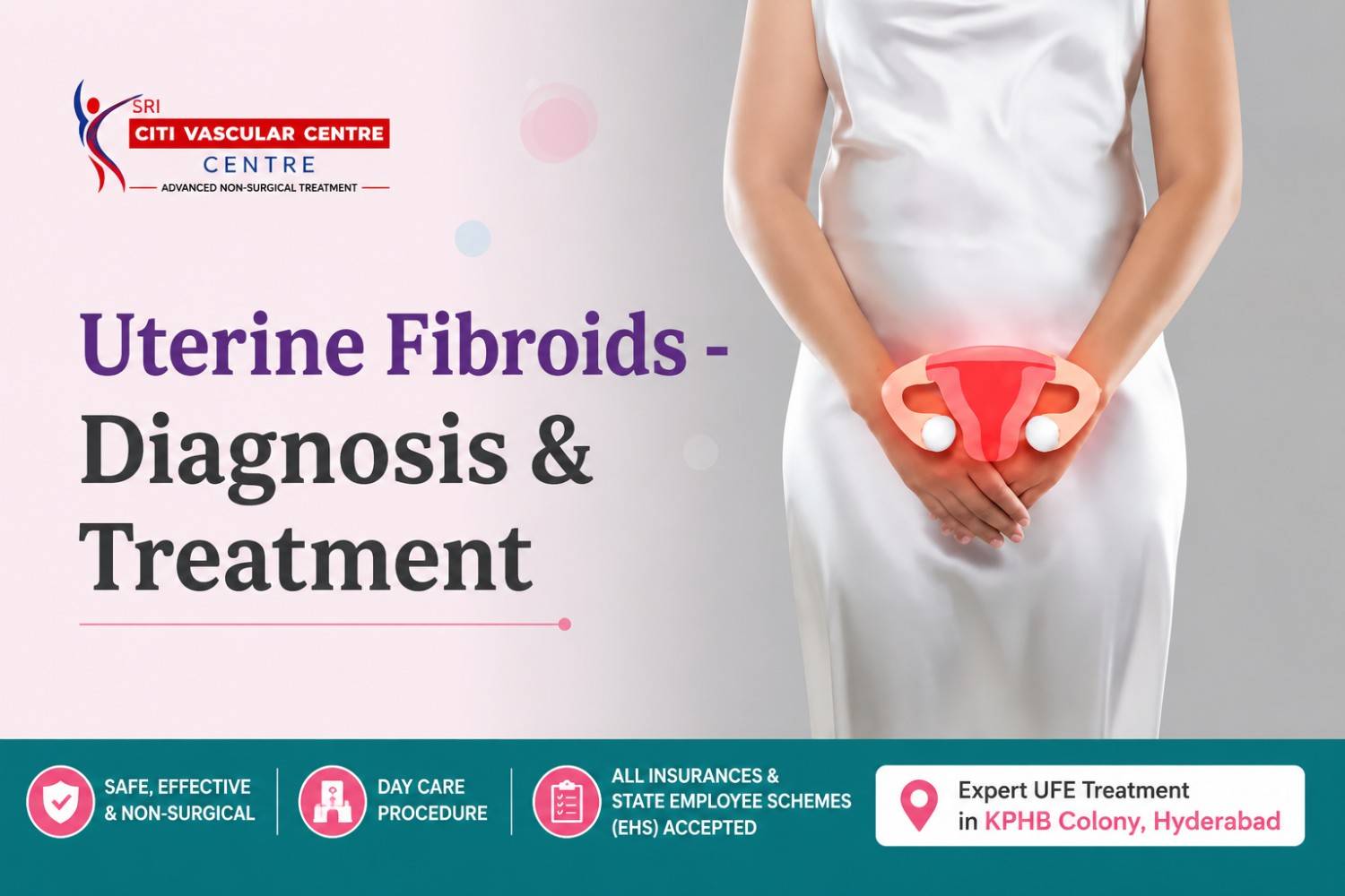 Dr. Shaileshkumar Garge explaining uterine fibroid treatment options in Hyderabad
